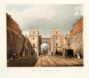 Moorse Boog, kijkend vanuit de Tunnel, 1831