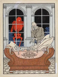 De stervende Rijksdag; Simplicissimus XV/49, 1911