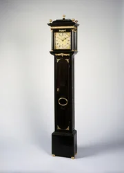 Charles II Romeinse slagwerk maand-gang staande klok