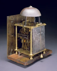 Mechanisme van een Charles II dertig uur lange slingerklok, ca.1680