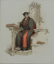 Doctor in de Godgeleerdheid, gegraveerd door J. Agar