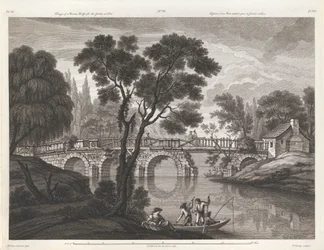 Ontwerp van een Vervallen Brug voor de Tuin bij Sion