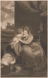 Elizabeth Lady Melbourne met Haar Zoon, de Eerwaarde Peniston Lamb