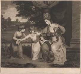 Lady Rushout en haar kinderen
