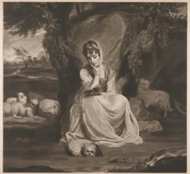 Mevrouw Frances Ann Crewe als St. Genevieve