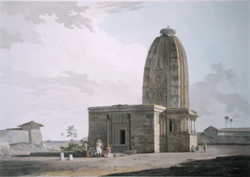 Hindoe Tempel in Deo, in Bahar, plaat XXIII uit 