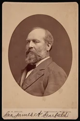 Portret van James Abram Garfield