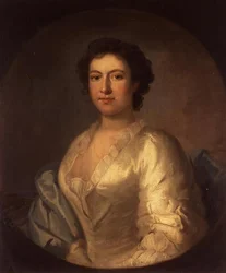 Portret van de zangeres Susannah Maria Cibber