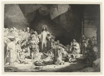 Predikende Christus (De Honderdguldenprent)