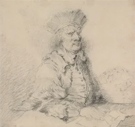 Rembrandt in een Bontmuts
