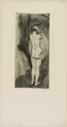 Staande vrouw
