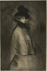 Wandelende vrouw