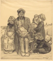 Arme mensen Les pauvres gens, 1914