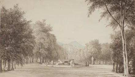 Van Villa Reale (nu Villa Nazionale) bij Napels