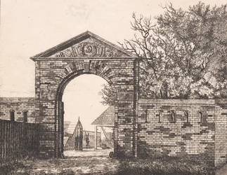 Vestingspoort bij Rysensten