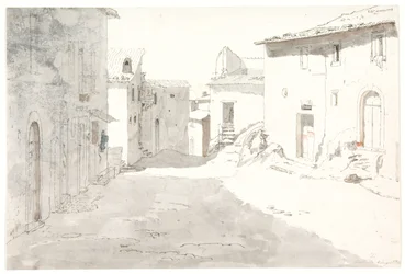 Straatbeeld. Civitella