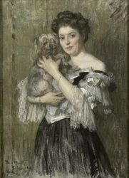 Maria Catharina Josephine Jordan (1866-1948). Echtgenote van de schilder George Hendrik Breitner