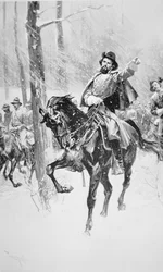 Portret van Generaal Nathan Bedford Forrest
