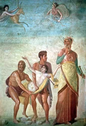 Het Offer van Iphigenia, uit het Huis van de Tragische Dichter
