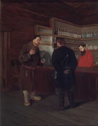 In een taverne