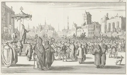 Paus Urbanus II predikt de Eerste Kruistocht
