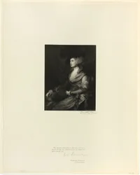 Portret van mevrouw Siddons, uit Oude Engelse Meesters