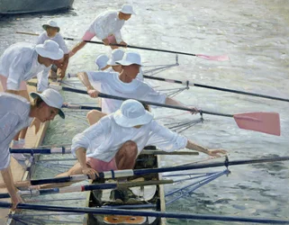 Vastmaken van Roeispanen, Henley