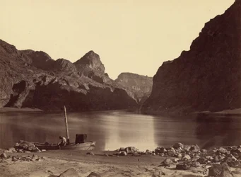 Black Cañon, Colorado River, vanaf kamp 8, stroomopwaarts gezien
