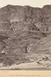 Muur in de Grand Canyon, Colorado River