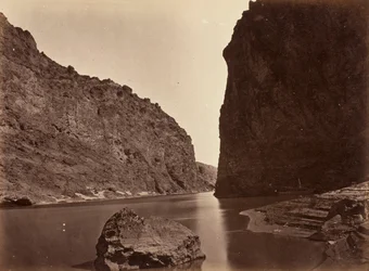 Black Cañon, Colorado River, uitzicht stroomafwaarts, nabij kamp 7