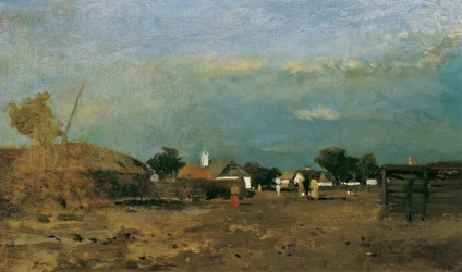 Landschap in de Puszta