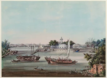 Dahuangjiao Fort, Parelrivier