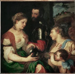 Echtelijke allegorie waarvan ten onrechte wordt gezegd dat hij van Alphonse d