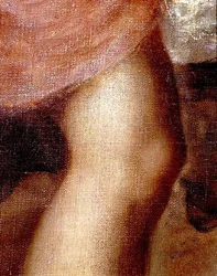 De Dood van Actaeon, detail van Diana