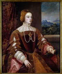 Portret van keizerin Isabella van Portugal (1503-1539)