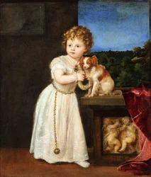 Clarissa Strozzi (1540-1581) op tweejarige leeftijd