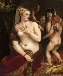 Venus met een Spiegel, ca. 1555