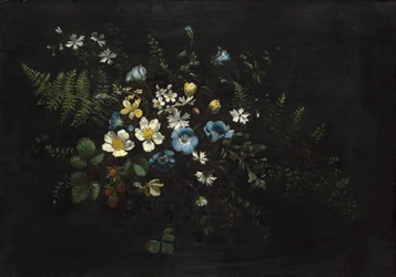Tak van bloemen en varens, datum onbekend