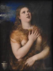 Frans: Madeleine pénitente Penitente Magdalena