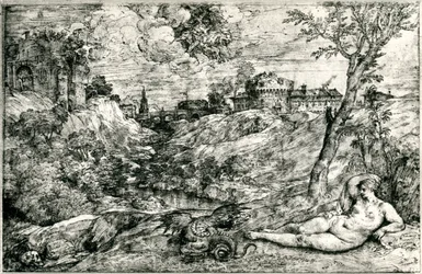 Medor en Angelica of Jason en Medea, ca. 1535-1545, 1937