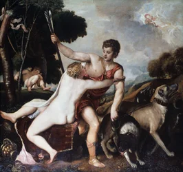 Venus en Adonis, 1553