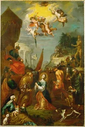 "Het martelaarschap van de heilige Dorothea, rond 1656 (schilderij op doek)