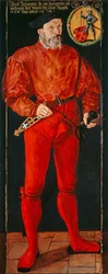Portret van de Zürichse vaandeldrager Jacob Schwytzer