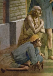 De schaduw van de heilige Petrus geneest de zieken