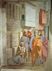 St. Peter geneest met zijn schaduw, ca. 1427