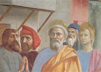St. Peter geneest met zijn schaduw, detail van St. Peter