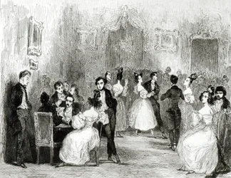 Een avond in het huis van Charles Nodier (1780-1844) 1831