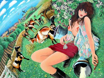 Mae Rose-Cottage dagdroomt haar erotische fantasieën