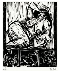 Krachtige expressionistische figuren