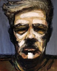 Rauw mannelijk portret
